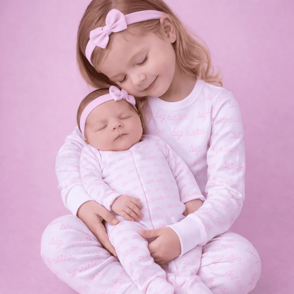 Little Sister Print Footie - Image 5