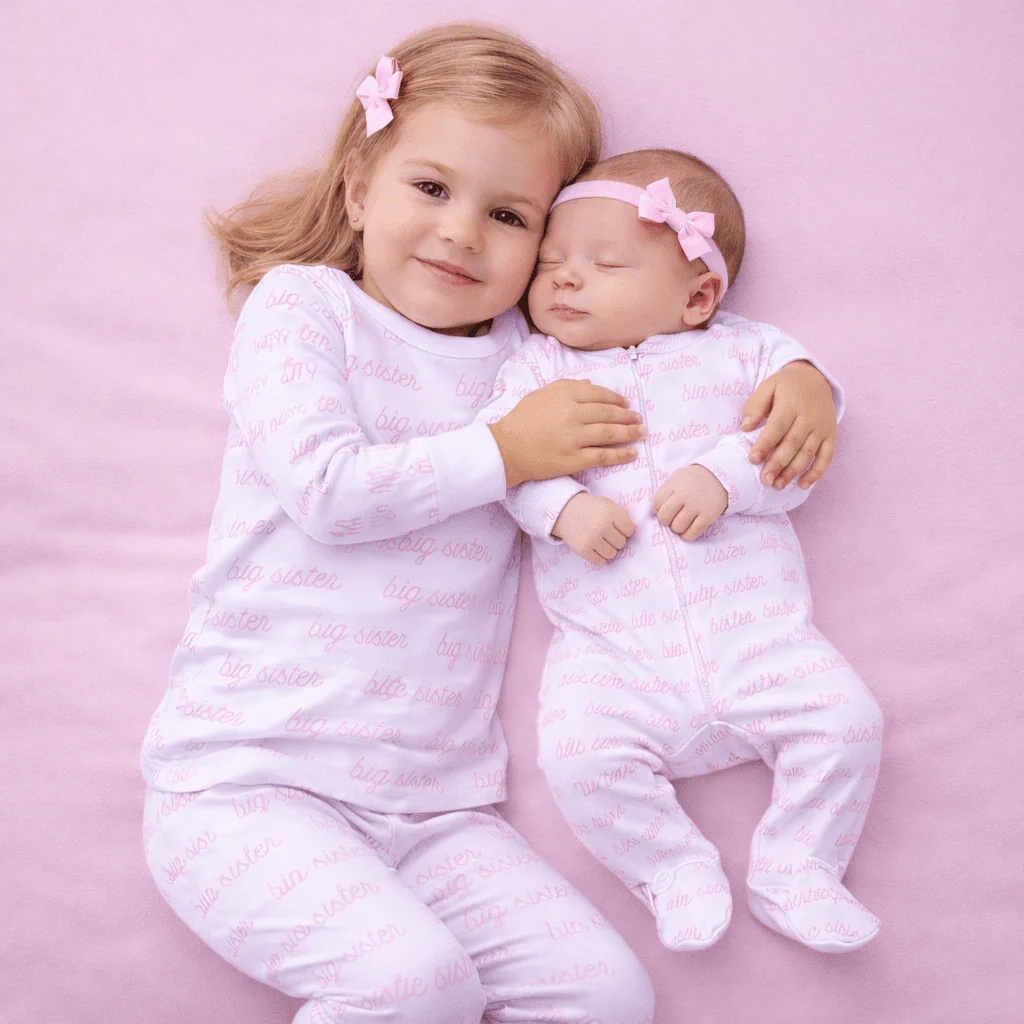 Little Sister Print Footie - Image 6