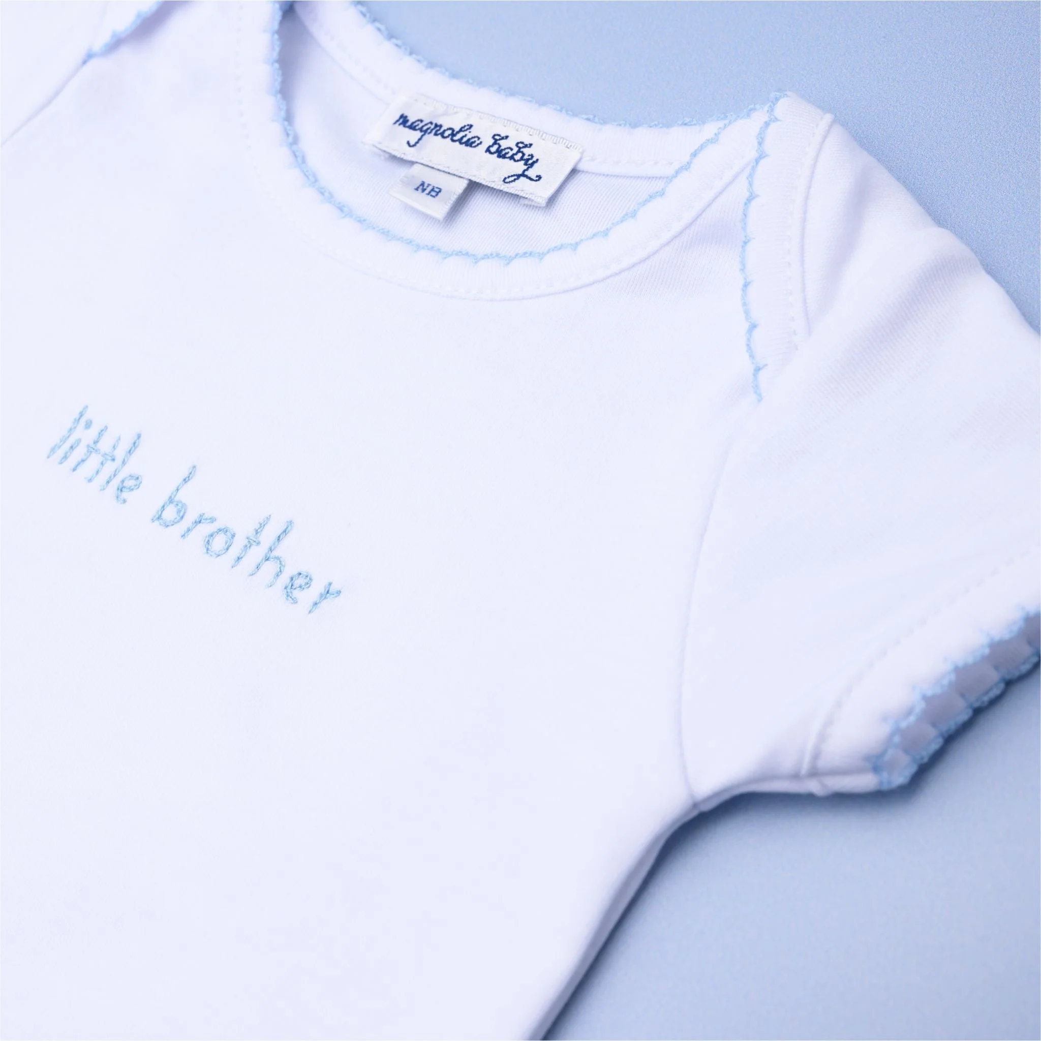 Little Brother Embroidered Bodysuit - Image 4