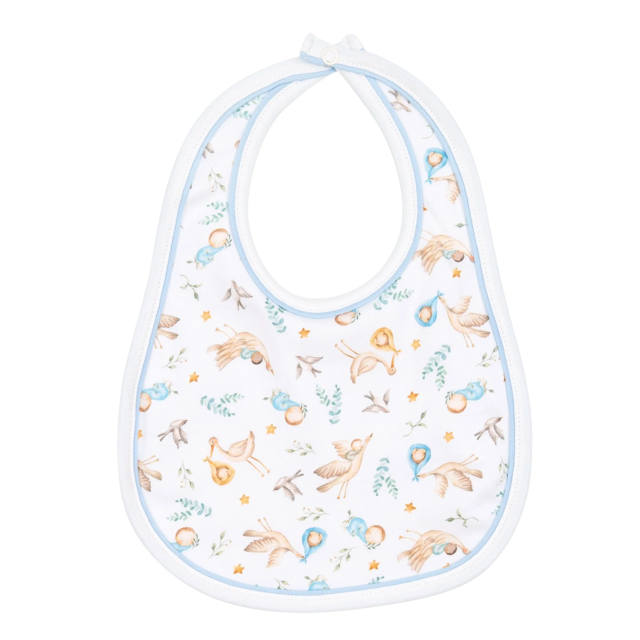 Cherished Arrivals Bib - Blue by Luna and Arlo - Image 4