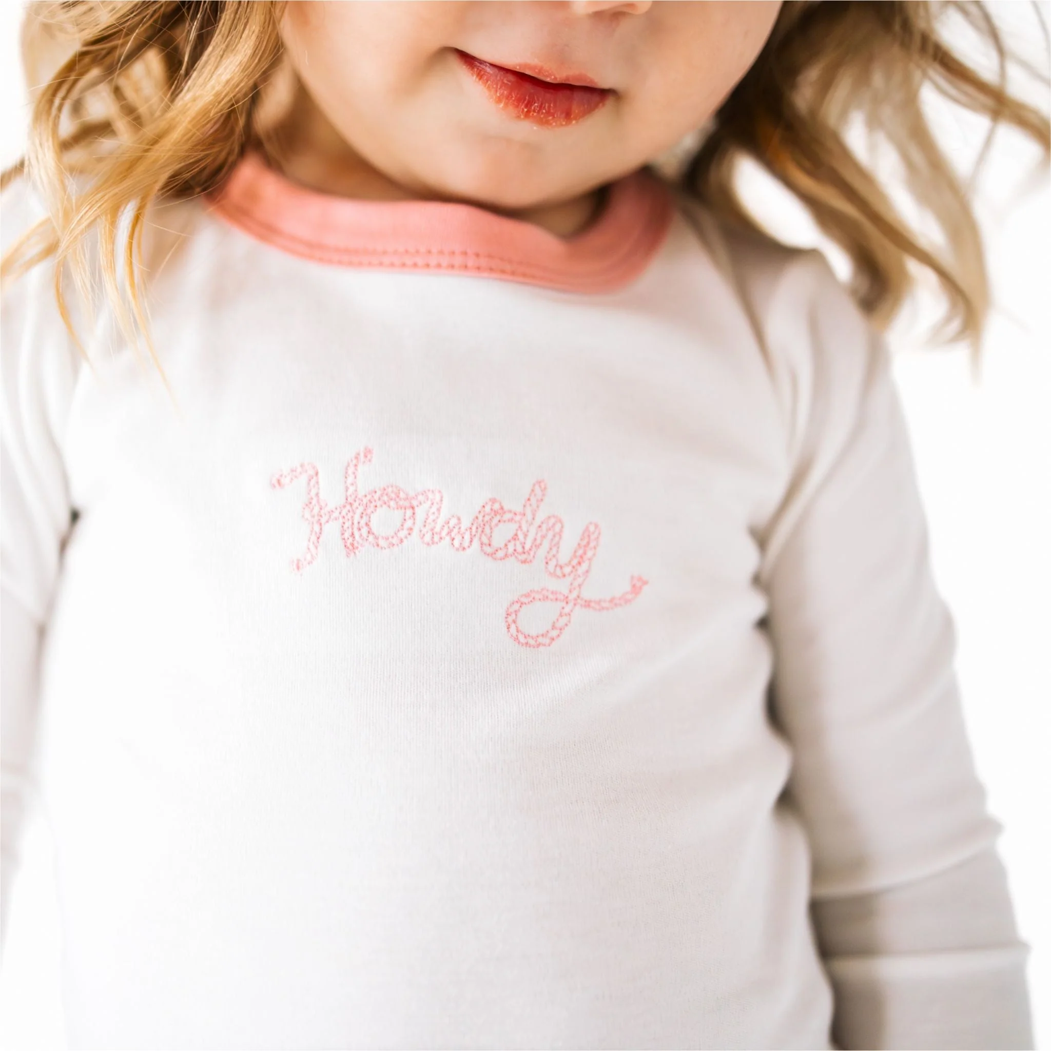 Howdy! Long Pajamas - Dusty Rose by Luna and Arlo - Image 3