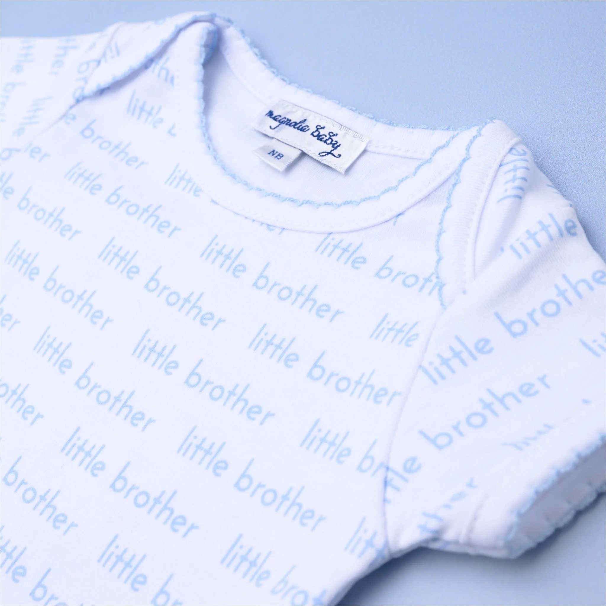 Little Brother Print Short Sleeve Bodysuit - Image 4