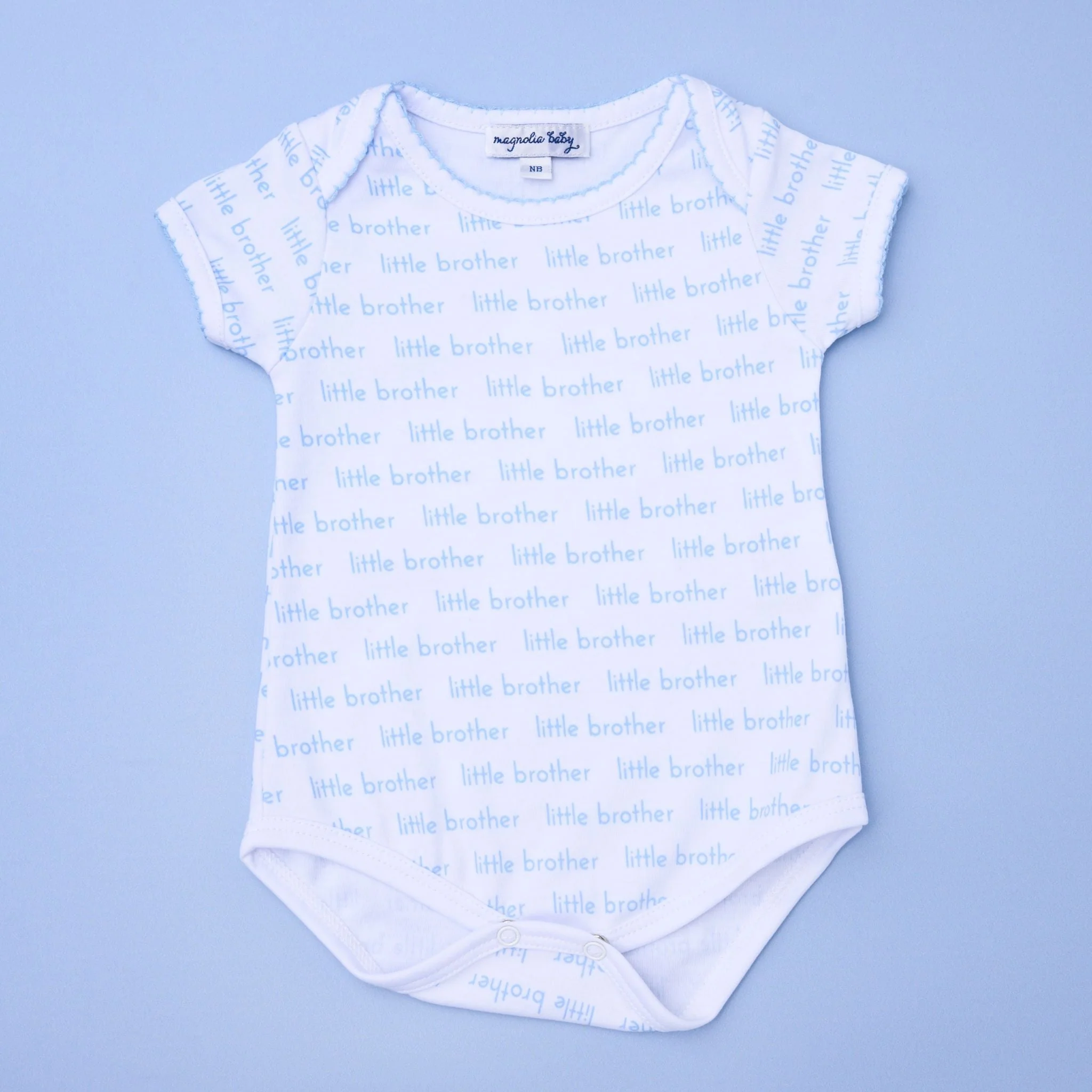Little Brother Print Short Sleeve Bodysuit - Image 3