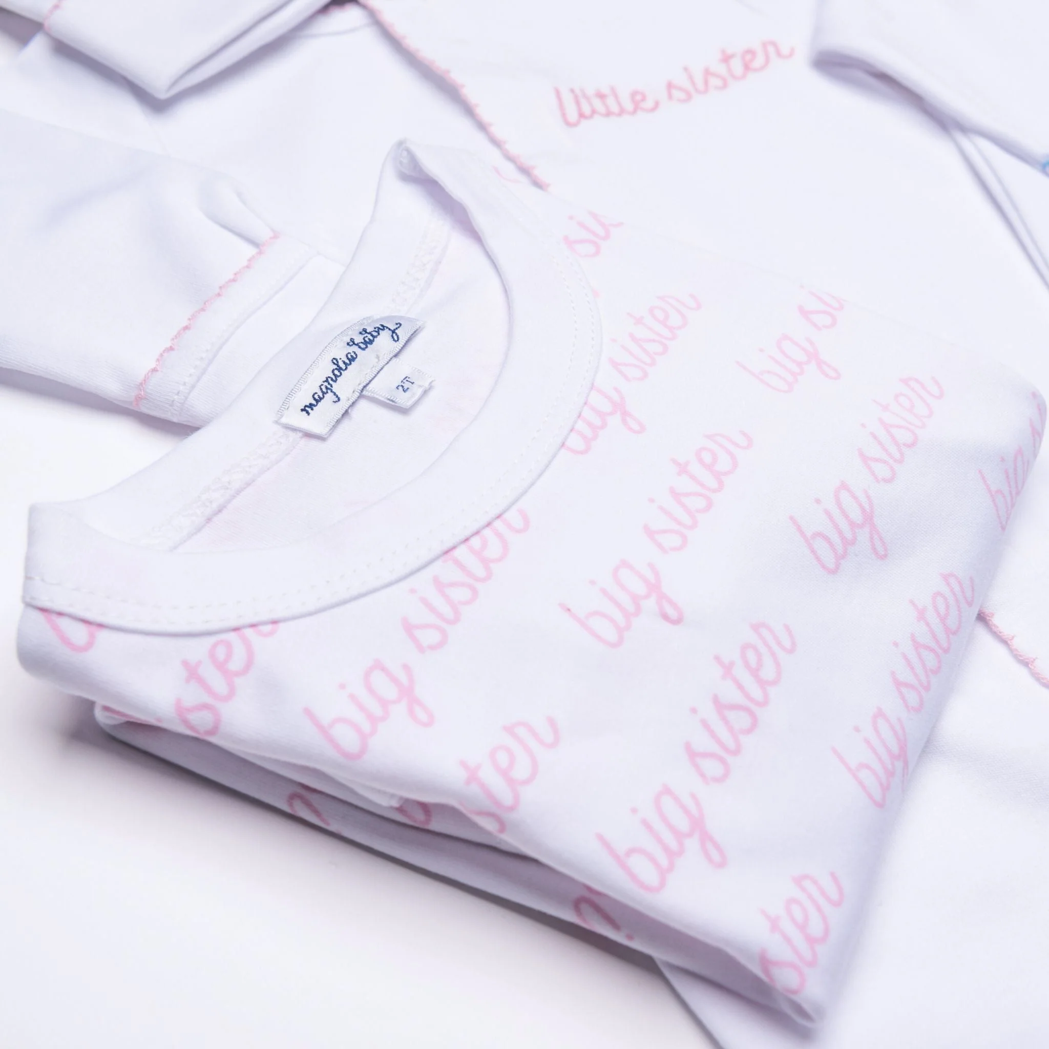 Big Sister Print Long Pajamas - Image 7